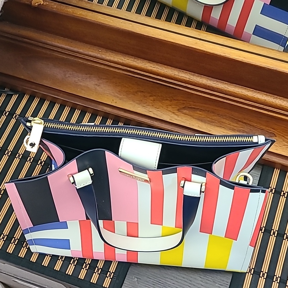 Kate ♠️  Striped leather bag - Picture 17 of 17